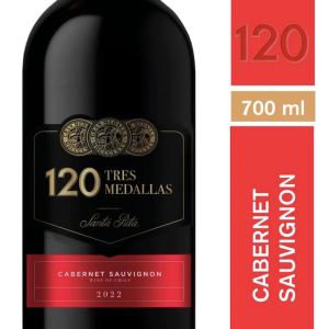 Vino Santa Rita 120 3 Medallas Cabernet Sauvignon 700 cc